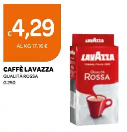 Ekom CAFFÈ LAVAZZA QUALITÀ ROSSA G 250 offerta