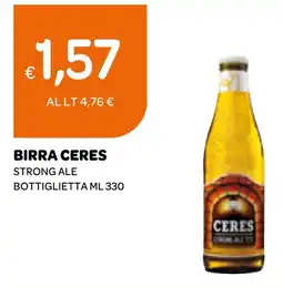 Ekom BIRRA CERES STRONG ALE BOTTIGLIETTA ML 330 offerta