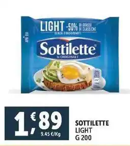 Deco Supermercati SOTTILETTE LIGHT offerta