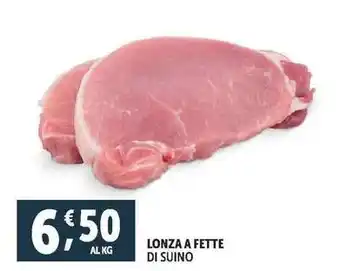 Deco Supermercati LONZA A FETTE DI SUINO offerta