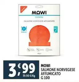Deco Supermercati MOWI SALMONE NORVEGESE AFFUMICATO offerta