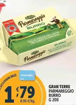 Deco Supermercati GRAN TERRE PARMAREGGIO BURRO G 200 offerta