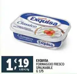 Deco Supermercati EXQUISA FORMAGGIO FRESCO SPALMABILE offerta