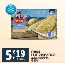 Deco Supermercati FINDUS FILETTO DI PLATESSA ALLA MUGNAIA offerta