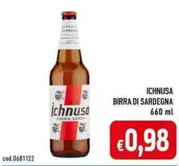 C+C maxigross ICHNUSA BIRRA DI SARDEGNA 660 ml offerta