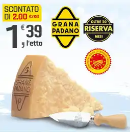 Supermercati Dok GRANA PADANO offerta
