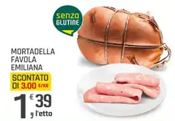 Supermercati Dok MORTADELLA FAVOLA EMILIANA offerta