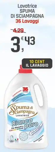 Supermercati Dok Lavatrice SPUMA DI SCIAMPAGNA 36 Lavaggi offerta
