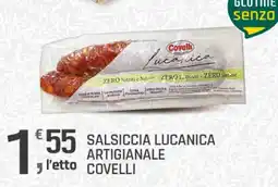 Supermercati Dok SALSICCIA LUCANICA ARTIGIANALE COVELLI offerta