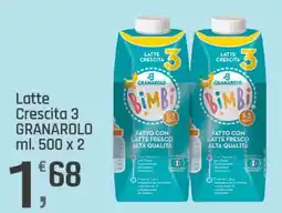 Supermercati Dok Latte Crescita 3 GRANAROLO ml. 500 x 2 offerta