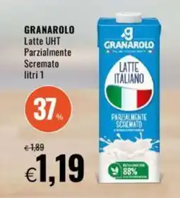 Famila GRANAROLO Latte UHT Parzialmente Scremato litri 1 offerta