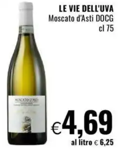 Famila LE VIE DELL'UVA Moscato d'Asti DOCG cl 75 offerta
