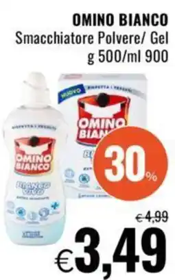 Famila OMINO BIANCO Smacchiatore Polvere/ Gel g 500/ml 900 offerta