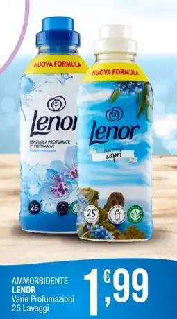 Sidis AMMORBIDENTE LENOR Varie Profumazioni 25 Lavaggi offerta