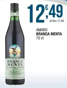 Sidis AMARO BRANCA MENTA 70 cl offerta