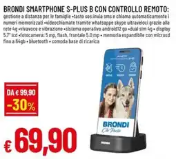 Galassia BRONDI SMARTPHONE S-PLUS B CON CONTROLLO REMOTO offerta