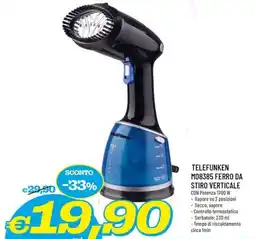 Galassia TELEFUNKEN M08385 FERRO DA STIRO VERTICALE offerta