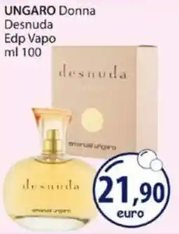 Acqua & Sapone UNGARO Donna Desnuda Edp Vapo ml 100 offerta