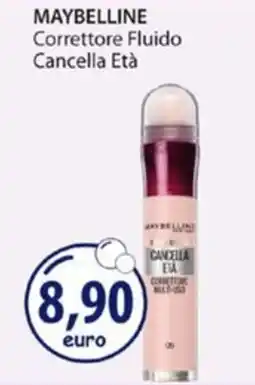 Acqua & Sapone MAYBELLINE Correttore Fluido Cancella Età offerta