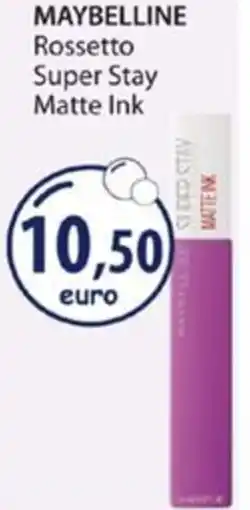MAYBELLINE Rossetto Super Stay Matte Ink