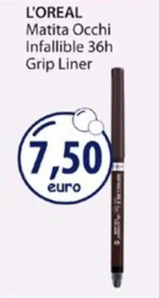 Acqua & Sapone L'OREAL Matita Occhi Infallible 36h Grip Liner offerta