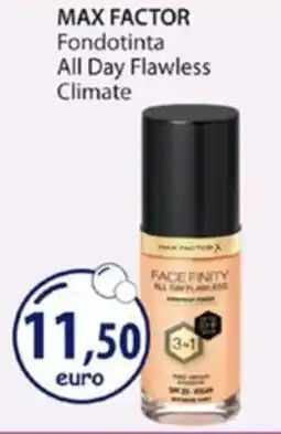 Acqua & Sapone MAX FACTOR Fondotinta All Day Flawless Climate offerta