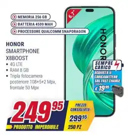 Trony HONOR SMARTPHONE X8BOOST offerta