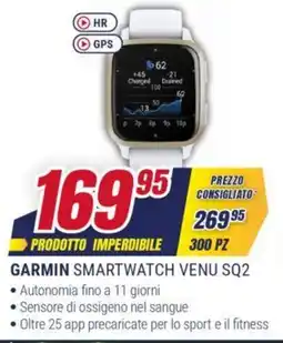 Trony GARMIN SMARTWATCH VENU SQ2 offerta
