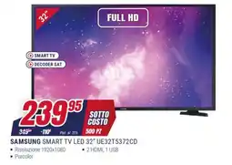 Trony SAMSUNG SMART TV LED 32" UE32T5372CD offerta