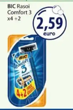 Acqua & Sapone BIC Rasoi Comfort 3 x4 +2 offerta