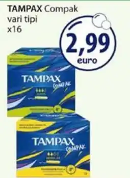 Acqua & Sapone TAMPAX Compak vari tipi x16 offerta