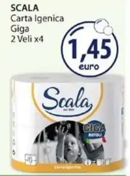 Acqua & Sapone SCALA Carta Igenica Giga 2 Veli x4 offerta