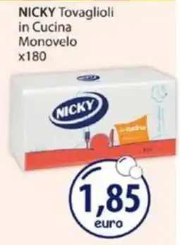 Acqua & Sapone NICKY Tovaglioli in Cucina Monovelo x180 offerta
