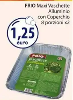 Acqua & Sapone FRIO Maxi Vaschette Alluminio con Coperchio 8 porzioni x2 offerta