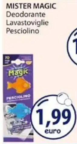 Acqua & Sapone MISTER MAGIC Deodorante Lavastoviglie Pesciolino offerta