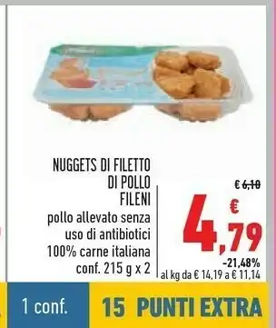 Conad Superstore Nuggets di filetto di pollo offerta