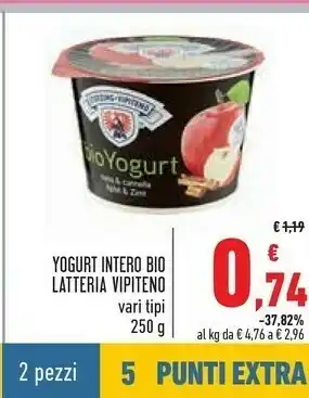 Conad Superstore Yogurt intero bio offerta