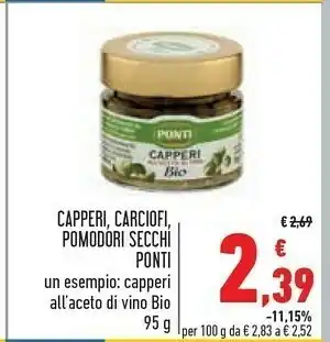 Conad Superstore Capperi , carciofi, pomodori secchi offerta