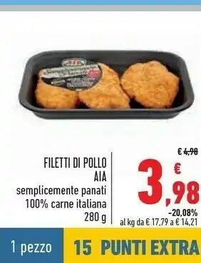 Conad Superstore Cotoletta classica di filetti di pollo 280 g(ml) offerta