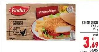 Conad Superstore Chicken burger offerta