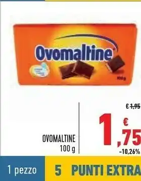 Conad Superstore Ovomaltine - cioccolato al latte 100 g(ml) offerta