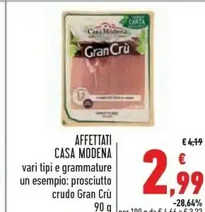 Conad Superstore Casa modena affettati offerta