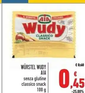 Conad Superstore Wudy classico snack 100 g(ml) offerta