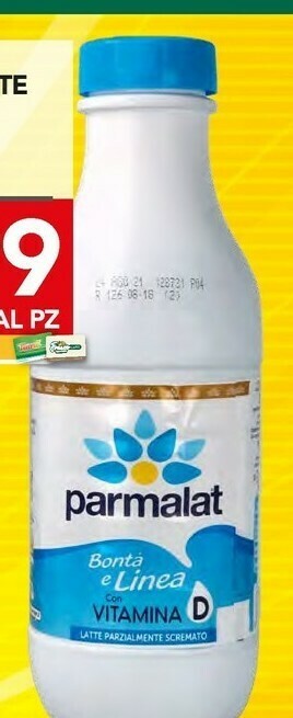 TuoDi Latte parzialmente scremato offerta