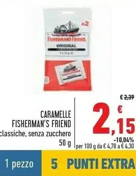 Conad Superstore Caramelle extra forti original 50 g(ml) offerta