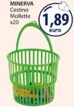 Acqua & Sapone MINERVA Cestino Mollette x20 offerta
