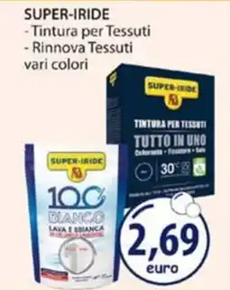 Acqua & Sapone SUPER-IRIDE - Tintura per Tessuti - Rinnova Tessuti vari colori offerta
