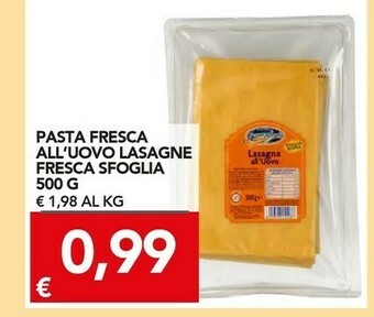 TuoDi Pasta all'uovo offerta