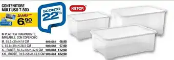 Bricofer Contenitori in plastica offerta