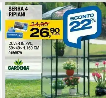 Bricofer Gardenia serra 4 ripiani offerta